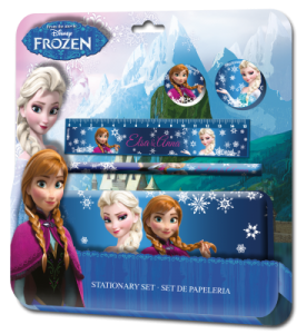 Zestaw szkolny - piórnik + akcesoria Frozen - Kraina Lodu