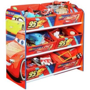 Półka z koszami na zabawki Cars - Auta