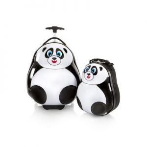Zestaw: ultra lekka walizka i plecak Heys - Panda