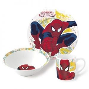 Zestaw śniadaniowy ceramiczny 3 częściowy Spiderman