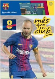 Naklejka ścienna zdejmowalna FC Barcelona – Iniesta -  2 arkusze