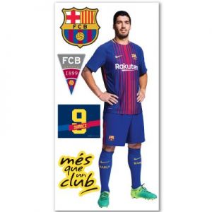 Naklejka ścienna zdejmowalna FC Barcelona – Suarez