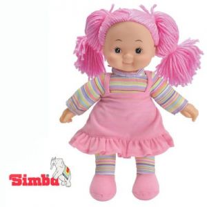 SIMBA Lalka Pyzatka w Sukience Jasno Różowej