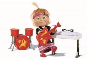 SIMBA Lalka Masza Rockowa z Instrumentami